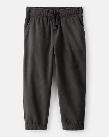 Toddler Boy Fleece Joggers - Black, 