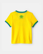 Toddler Umbro Brazil Soccer Jersey - Yellow/Green, image 2 of 3 slides