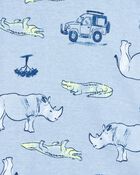 Toddler Boy 4-Piece Alligator Cotton Pajamas, image 3 of 4 slides