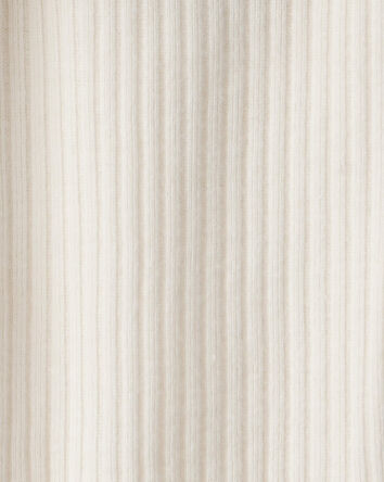 Baby Girl 3-Piece Bear Print Sleeveless Jacket, Bodysuit & Pant Set - White, 