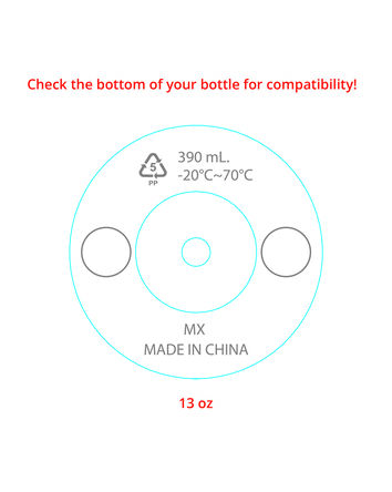 Zoo Straw Bottle (13 oz) Extra...