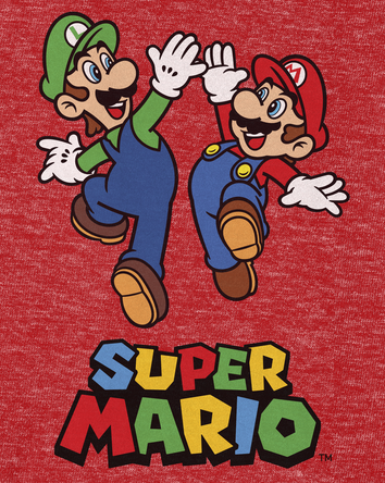 Boys Super Mario&trade; Short-Sleeve Graphic Tee - Red, 