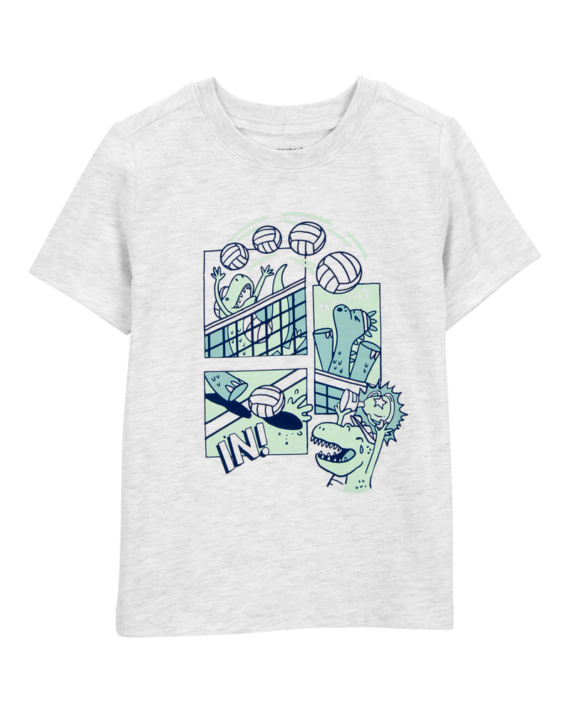 Toddler Boy Volleyball Short-Sleeve Graphic Tee - White, image 1 of 3 slides