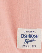 Baby Pocket Henley Tee - Coral, image 2 of 3 slides