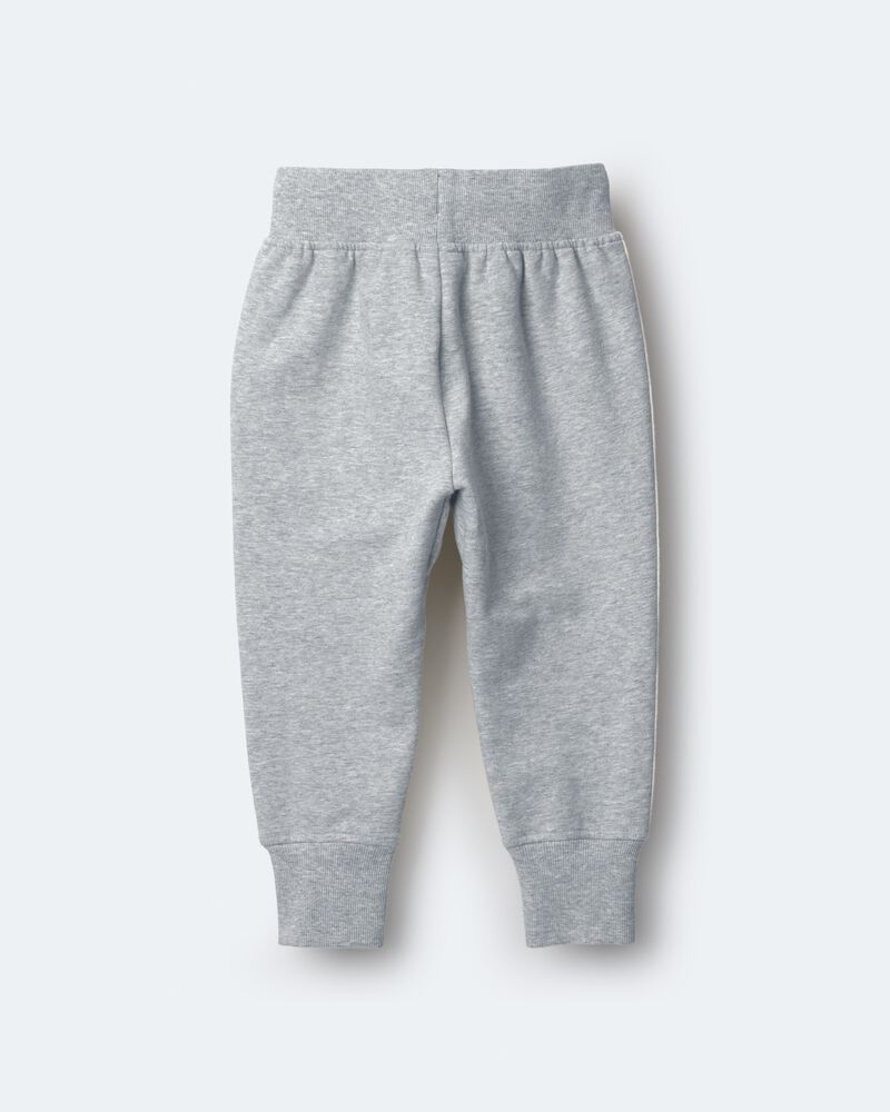 Toddler Fleece Jogger Pant - Heather Grey, image 6 of 7 slides