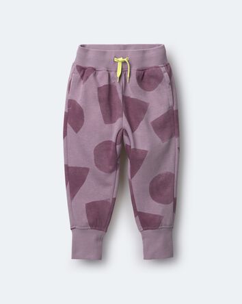 Toddler City Park&trade; Jogger Pant with Shapes - Mauve, 