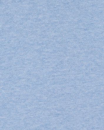Kid Hooded French Terry Short-Sleeve Tee - Blue, 