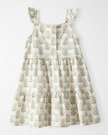 Toddler Organic Cotton Floral-Print Dress, 