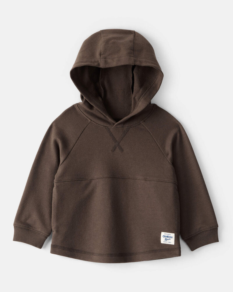 Baby Boy Long-Sleeve Hoodie - Brown, image 1 of 4 slides