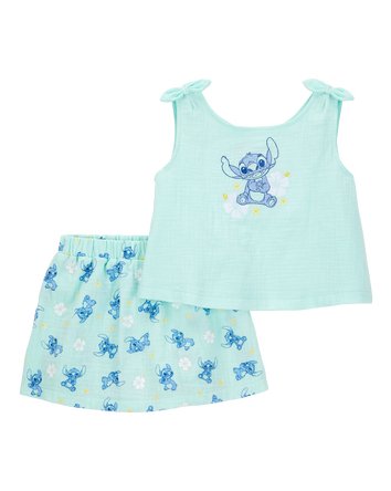 Baby Girl Disney&copy; Lilo & Stitch 2-Piece Tank Top & Short Set, 
