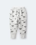 Toddler City Park&trade; Jogger Pant in Snow Day Print - Cream, image 2 of 7 slides