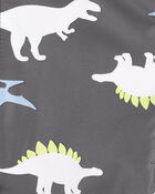 Baby Boy Dinosaur Color Changing Rain Jacket - Grey, image 4 of 6 slides