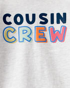 Toddler Boy Cousin Crew Long-Sleeve Graphic Tee - Grey, image 2 of 3 slides