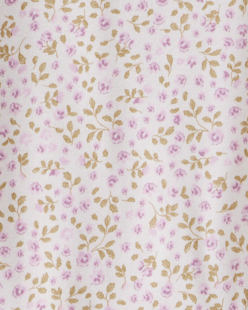 Girls Organic Cotton Pajamas in Botanic Muse Print, image 3 of 4 slides