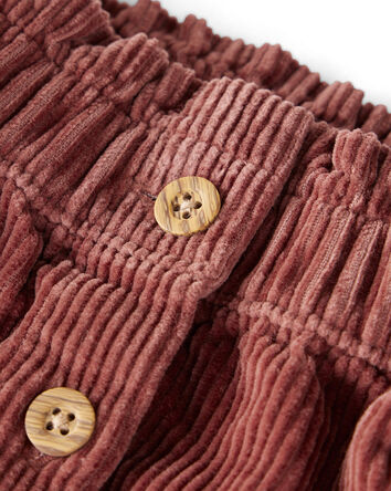 Toddler Girl Organic Cotton Corduroy Skirt, 
