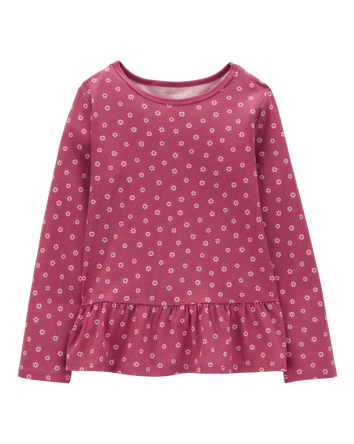Kid Floral Peplum Top, 