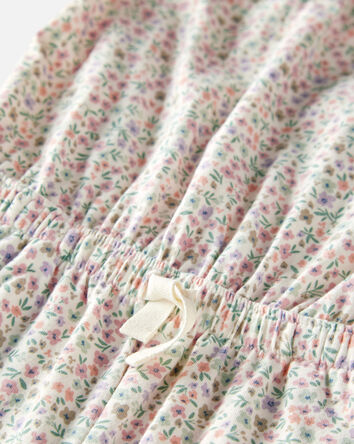 Toddler Organic Cotton Floral-Print Jumpsuit, 