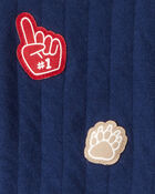 Baby Boy 3-Piece Game Day Little Vest Set - Navy/Red, image 3 of 5 slides