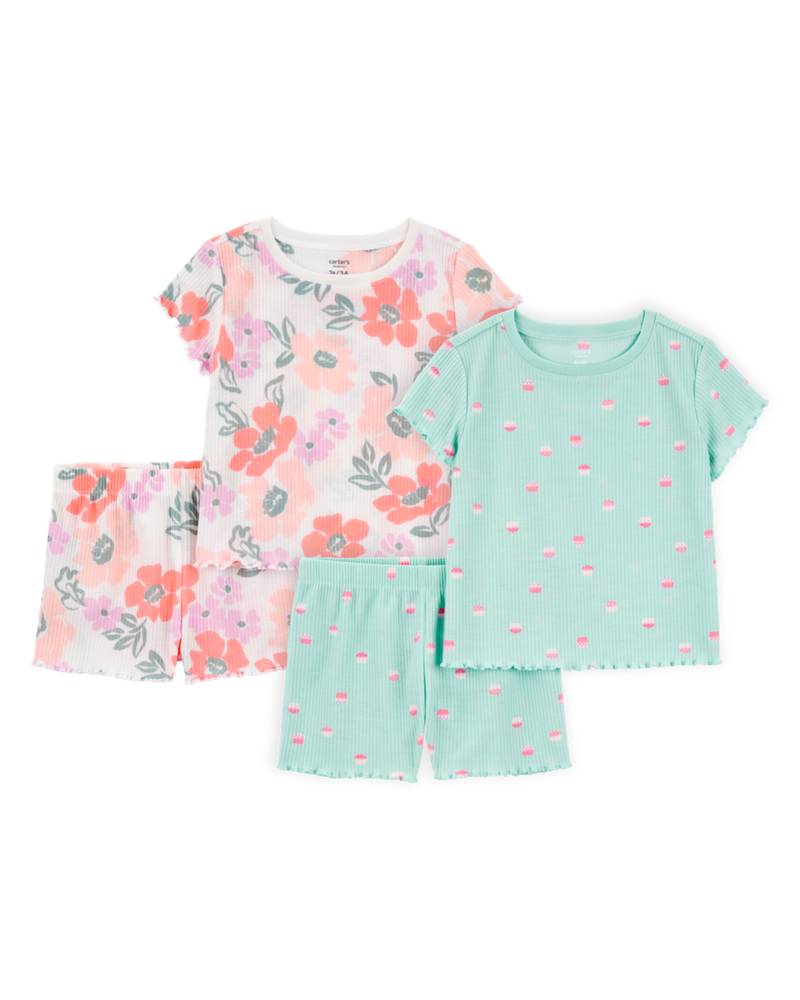 Toddler 4-Piece Loose Fit Pajamas, image 1 of 5 slides