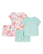 Toddler 4-Piece Loose Fit Pajamas, image 1 of 5 slides