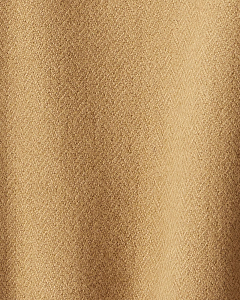 Baby Boy  Herringbone Woven Pull-On Jogger - Brown, image 3 of 4 slides