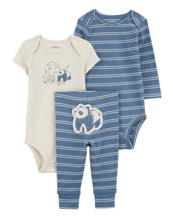 Baby 3-Piece Panda Little Outfit Set, 