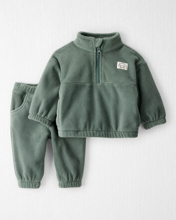 Baby 2-Piece Recycled Microfleece Set, 