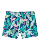 Toddler Boy Tropical Print Swim Trunks, image 2 of 4 slides