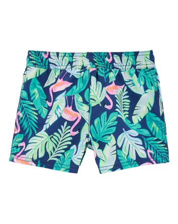 Toddler Boy Tropical Print Swim Trunks, 