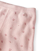 Baby Girl 2-Piece Organic Cotton Sweater Knit Set in Blush Petals Print, image 2 of 4 slides