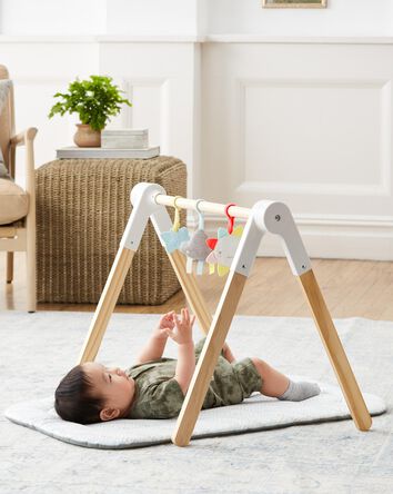 Silver Lining Cloud Wooden Activity Gym, 