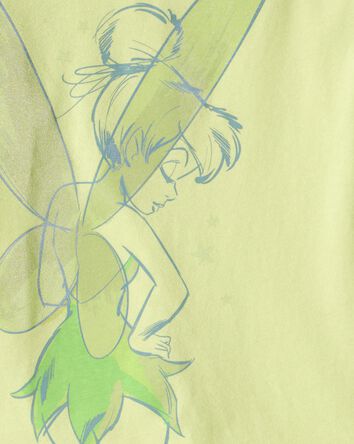 Toddler Girl Tinker Bell Glitter Short-Sleeve Graphic Tee - Green, 