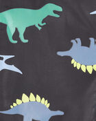 Baby Boy Dinosaur Color Changing Rain Jacket - Grey, image 5 of 6 slides