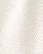 Baby Organic Cotton Sweater Knit Romper, image 3 of 4 slides