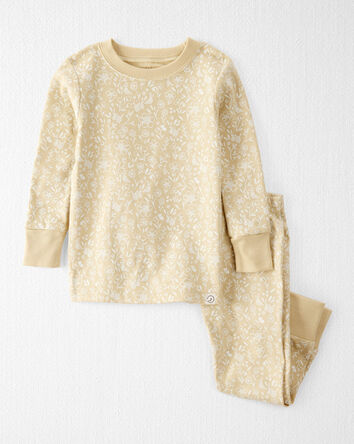 Baby Floral Print Organic Cotton 2-Piece Pajamas, 