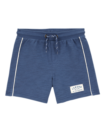 Baby All-Star Pull-On Cotton Shorts - Blue, 