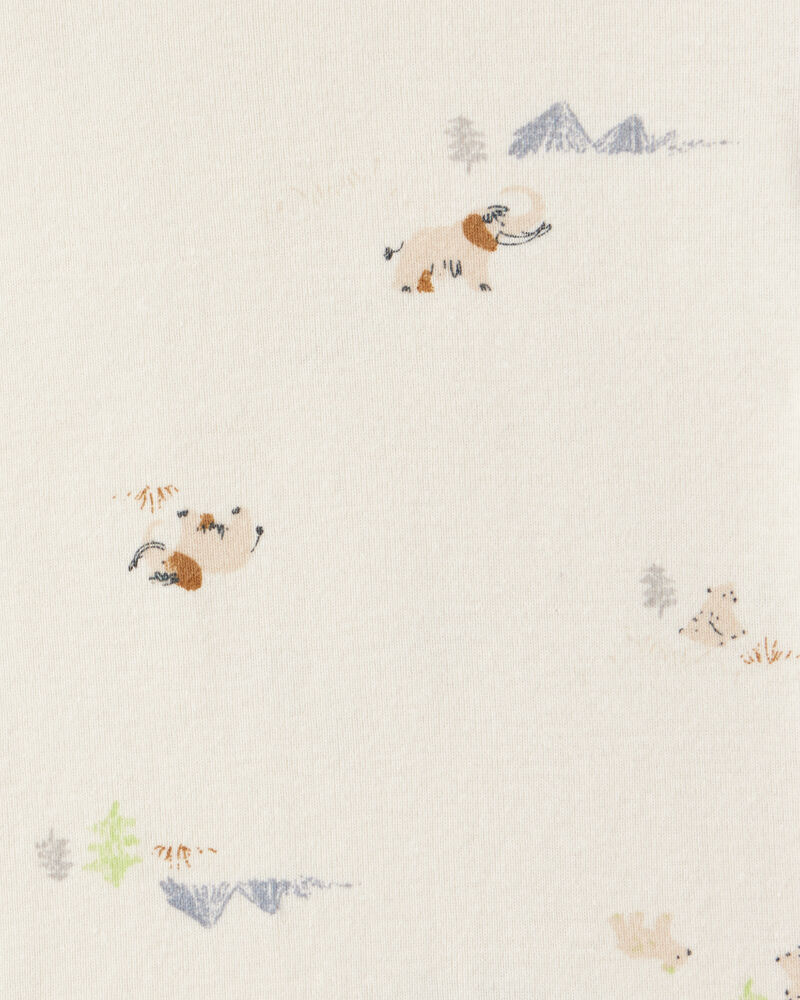 Baby Boy 2-Piece Print Velour Jacket Outfit Set - Navy, image 2 of 4 slides