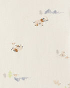 Baby Boy 2-Piece Print Velour Jacket Outfit Set - Navy, image 2 of 4 slides