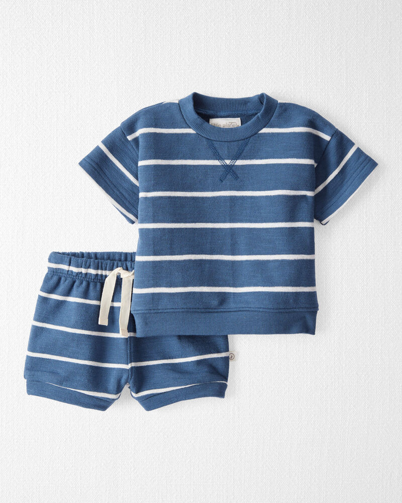 Baby 2-Piece Organic Cotton French Terry Set, image 1 of 6 slides