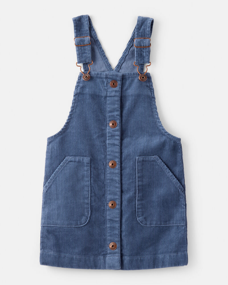 Toddler Girl Corduroy Skirtall - Blue, image 1 of 4 slides