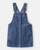 Toddler Girl Corduroy Skirtall - Blue, image 1 of 4 slides