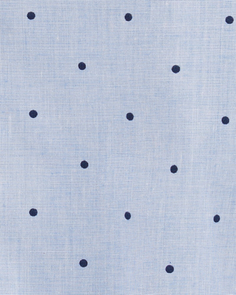 Baby Polka-Dot Button-Front Bodysuit, image 2 of 3 slides