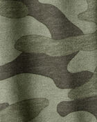 Baby Boy Camping Camo Cotton Long-Sleeve Bodysuit & Pant Set - Green/Beige, image 5 of 6 slides