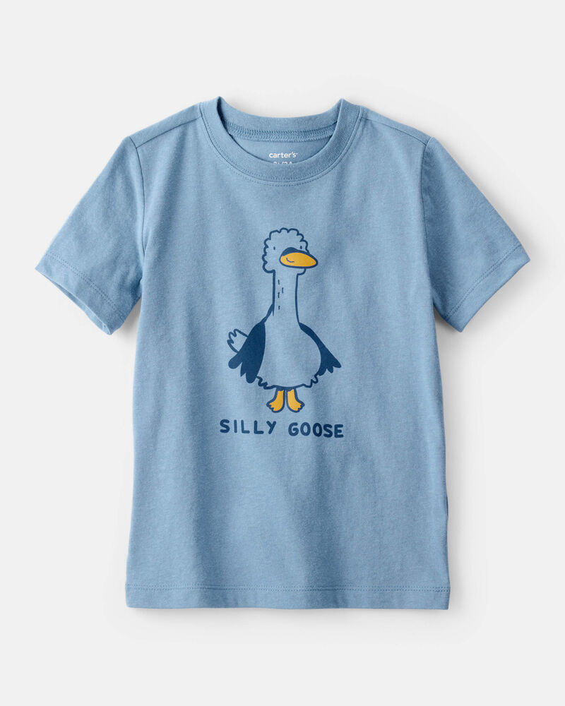 Toddler Boy Silly Goose Short-Sleeve Graphic Tee - Blue, image 1 of 3 slides
