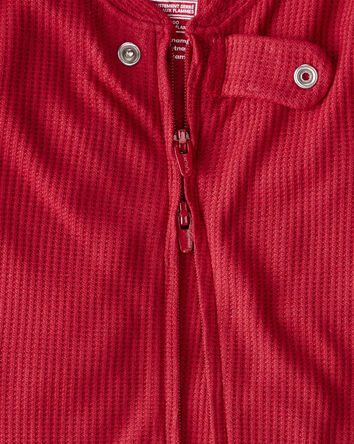 Baby Solid PurelySoft Snug Fit 1-Piece Pajamas - Red, 