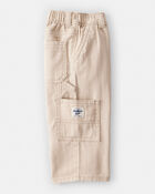 Baby Boy  Wide-Leg Carpenter Twill Pants - Khaki, image 3 of 5 slides