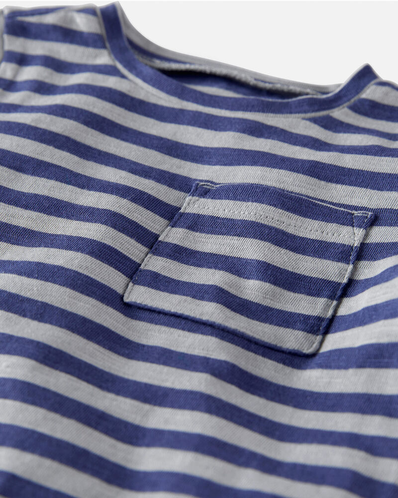 Baby 3-Pack Organic Cotton Pocket Tees, image 2 of 4 slides