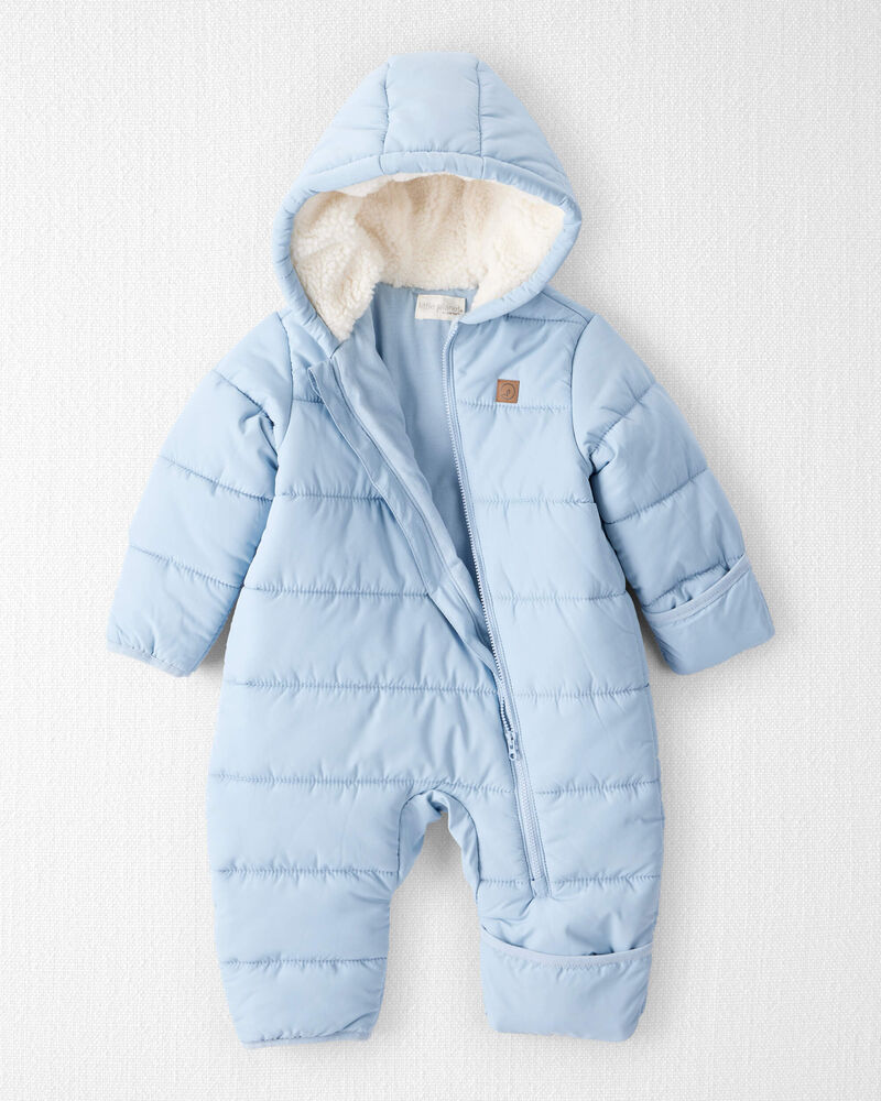 Baby 1-Piece Snowsuit Made with Recycled Materials, image 2 of 4 slides
