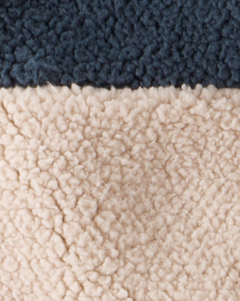 Toddler Boy 3-Piece Sherpa Vest Outfit Set, image 4 of 6 slides