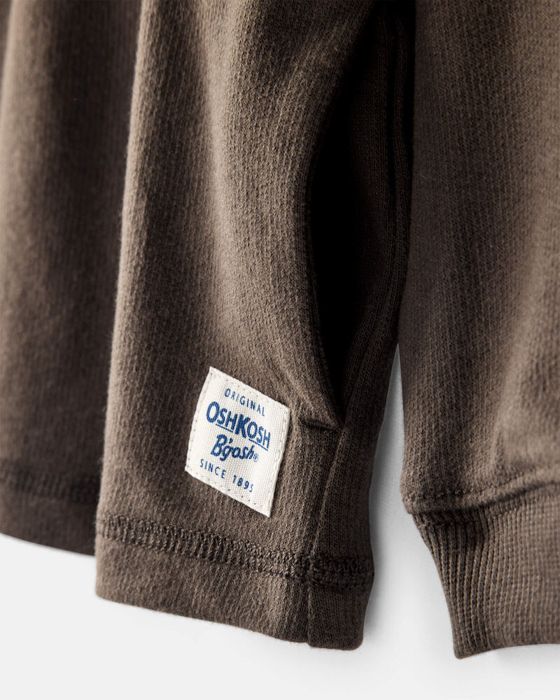 Toddler Boy Long-Sleeve Hoodie - Brown, image 2 of 4 slides